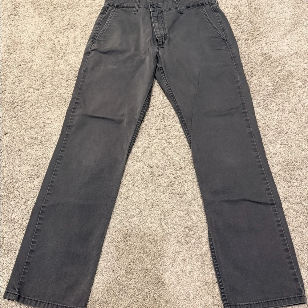 Levi’s Men's Gray Straight Leg Jeans
